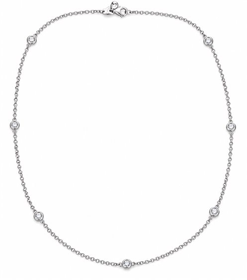 Collana Giorgio Visconti Donna in Oro Diamante 0.12 Ct GBX33039 - GBX33039